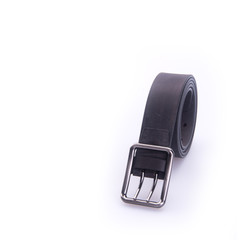 belt or black colour belts for men's on background new.