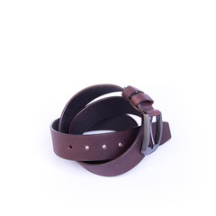 belt or brown colour belts on a background new.