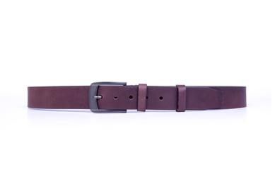belt or brown colour belts on a background new.