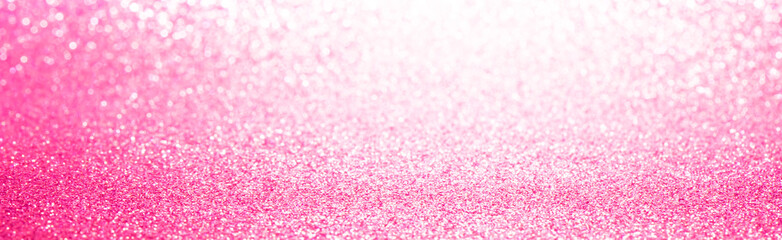 Fototapeta premium Pink glitter lights texture bokeh background