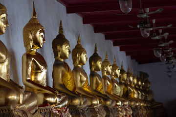 Buddha statue in Bangkok, Thailand.