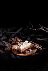 Sweets on a dark environment