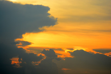 Obraz na płótnie Canvas Beautiful sky with cloud background