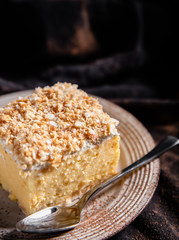 Sweets on a dark environment