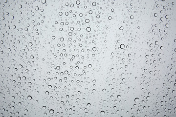 Water drops or Blue water bubbles