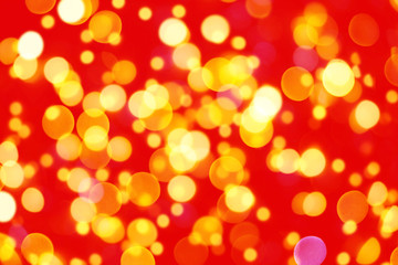 Abstract Bokeh blurred color background with bokeh lights can use background.