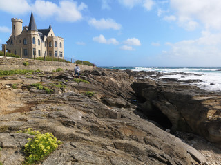paysage de bretagne - côte de la presqu'île de quiberon
