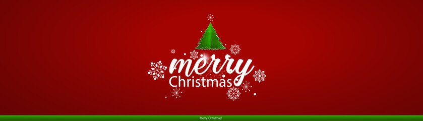 Obraz na płótnie Canvas Christmas Greeting Card. Christmas Background with Merry Christmas lettering, vector illustration.