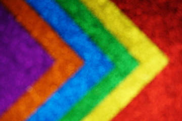 Obraz premium LGBTQ colorful bokeh abstract background