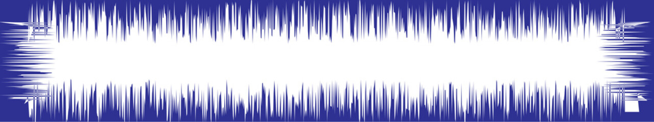 Blue Rough Web Banner With Copy Space