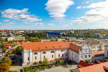 Panoramic view of the city of Vinnytsia.