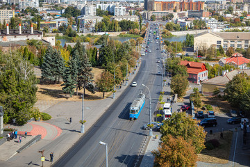 View from Holy Transfiguration Cathedral in Vinnytsia, Ukraine