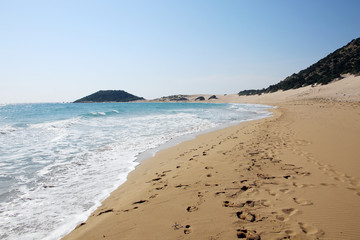 Altinkum Strand oder Golden Beach, schönster Strand Nordzyperns