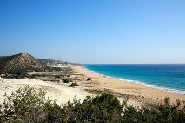 Altinkum Strand oder Golden Beach, schönster Strand Nordzyperns