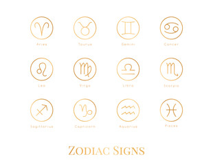 Illustration zodiac sign.