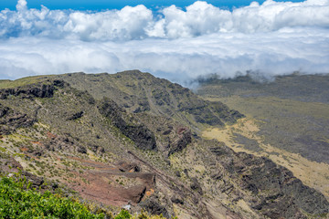 An overlooking view of nature in Maui, Hawaii