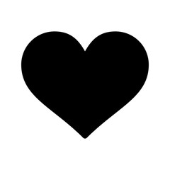 Heart icon isolated on background
