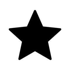 Star icon isolated on background