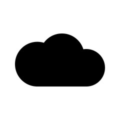 Cloud icon isolated on background