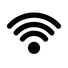 Wifi Signal icon isolated on background