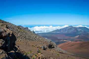 An overlooking view of nature in Maui, Hawaii