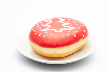 pastry decorated with Christmas designs