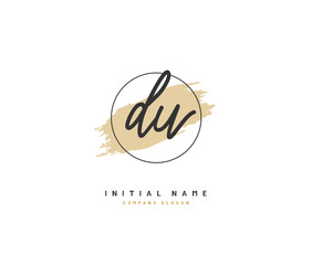 D P DP Beauty vector initial logo, handwriting logo of initial signature, wedding, fashion, jewerly, boutique, floral and botanical with creative template for any company or business.
