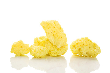 Sulphur stones isolated.