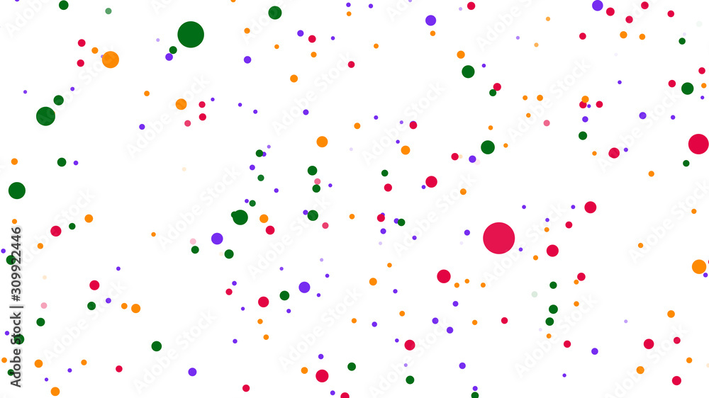 Aufkleber abstract pattern with circle in soft gradient pastel background in sweet color