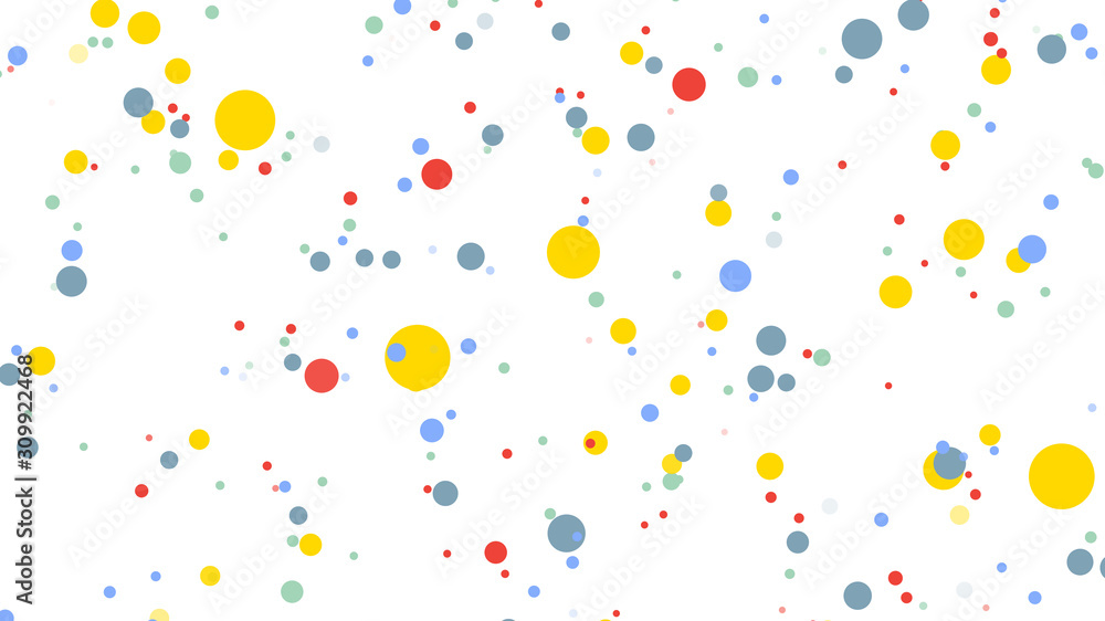 Poster abstract pattern with circle in soft gradient pastel background in sweet color