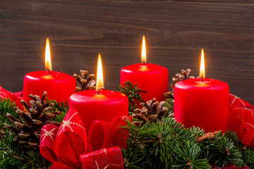 advent wreath for christmas