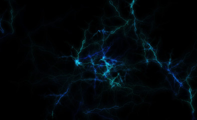 Abstract background with luminous lightning.