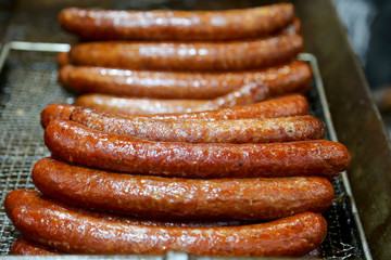 Luncheon meat foodish name is kolbasz sauseges for sale