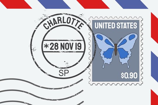 Charlotte postage stamp