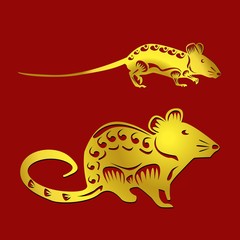 The Year of Mouse Happy Chinese New Year