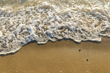 waves on the beach