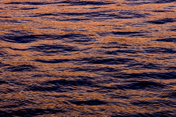 海の面夕暮れ深くDSC5657