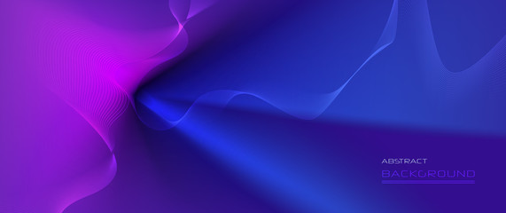 Abstract dynamic motion of liquid or fluid shape, pattern composition. Colorful gradient background. Vector modern graphic, minimal design elements for backdrop, poster, wallpaper, flyer, layout