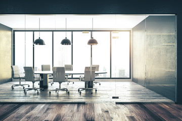 Clean conference room
