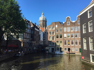 Naklejka premium Amsterdam l'été