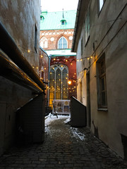 ruelle dans une ville d'Europe