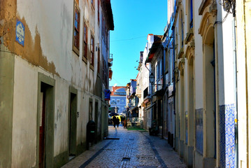 Aveiro, Portugal, with its typical corners, streets and facades
