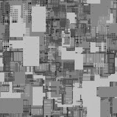 8K greyscale tech city cyberpunk displacement map texture for 3d modelling
