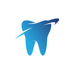 Dental Logo Design Template. Creative Dentist Logo Concept. Dental Clinic Creative Company Vector Logo.