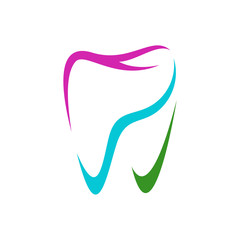 Dental Logo Design Template. Creative Dentist Logo Concept. Dental Clinic Creative Company Vector Logo.