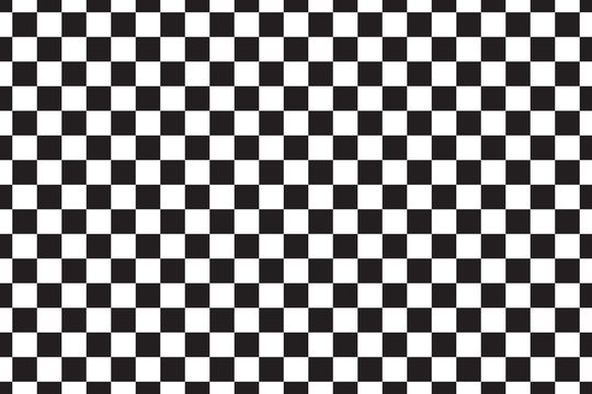 Checkered background pattern seamless white and black colors.