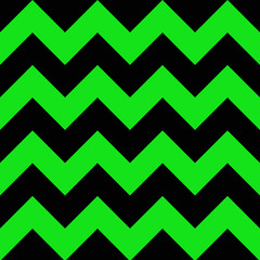 Abstract black green geometric zigzag texture. Vector illustration.