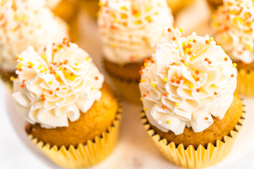 Pumpkin spice cupcake