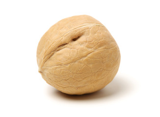 walnuts on a white background
