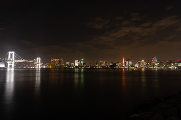 Fototapeta na wymiar Tokyo Skyline at Night